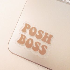 Posh Boss Sticker